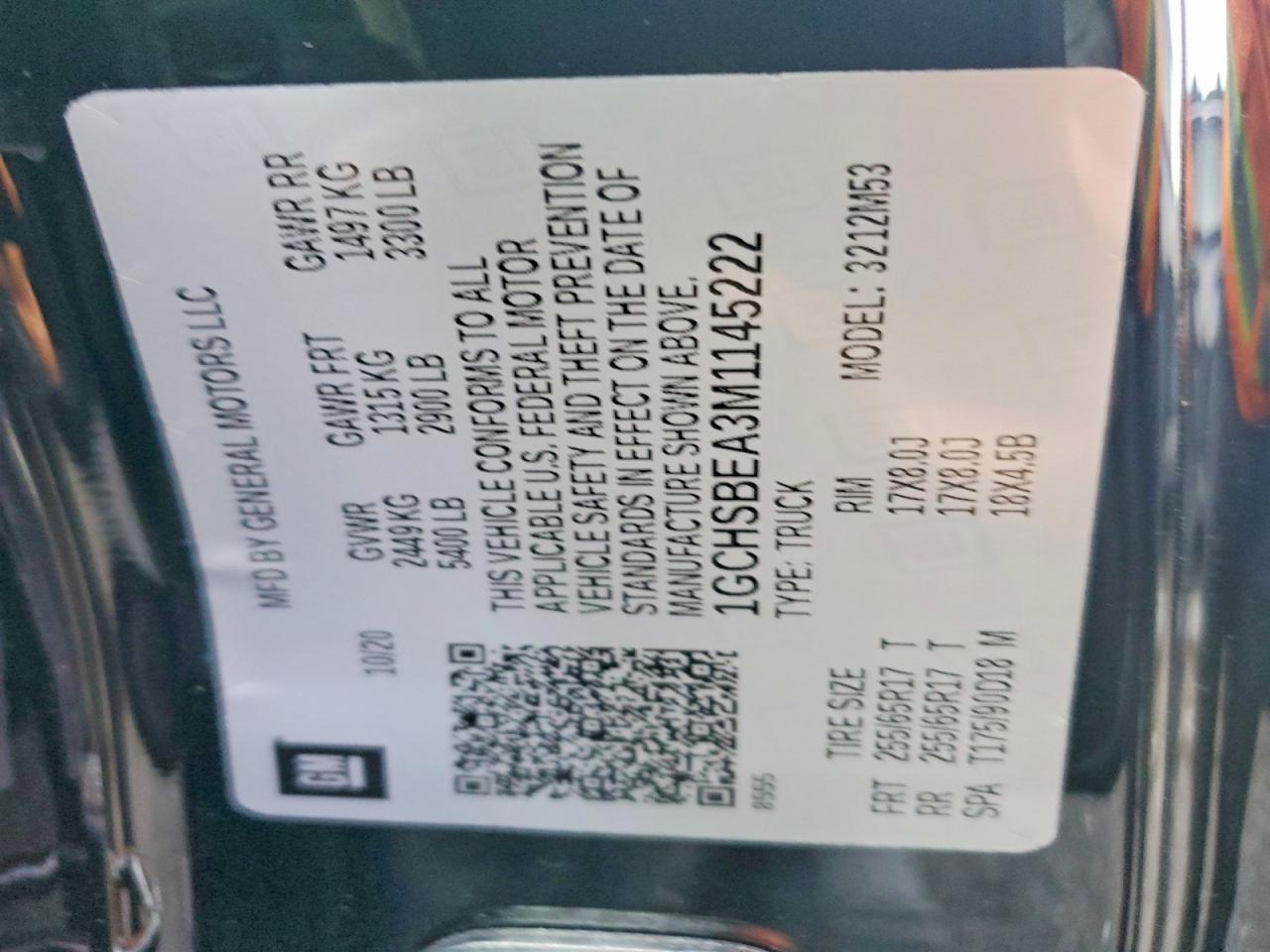 2021 Chevrolet Colorado