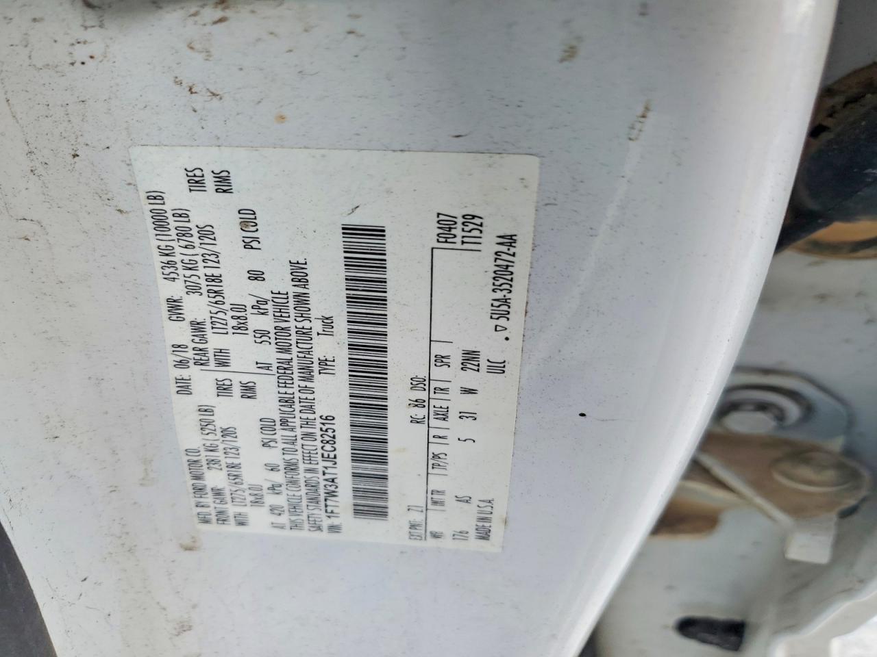 2018 Ford F350 Super Duty