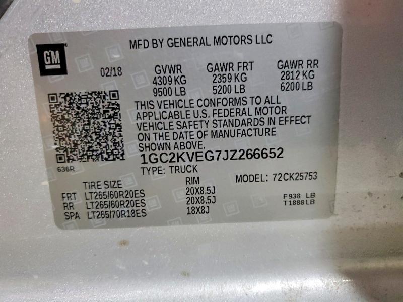 2018 Chevrolet Silverado K2500 Heavy Duty LT