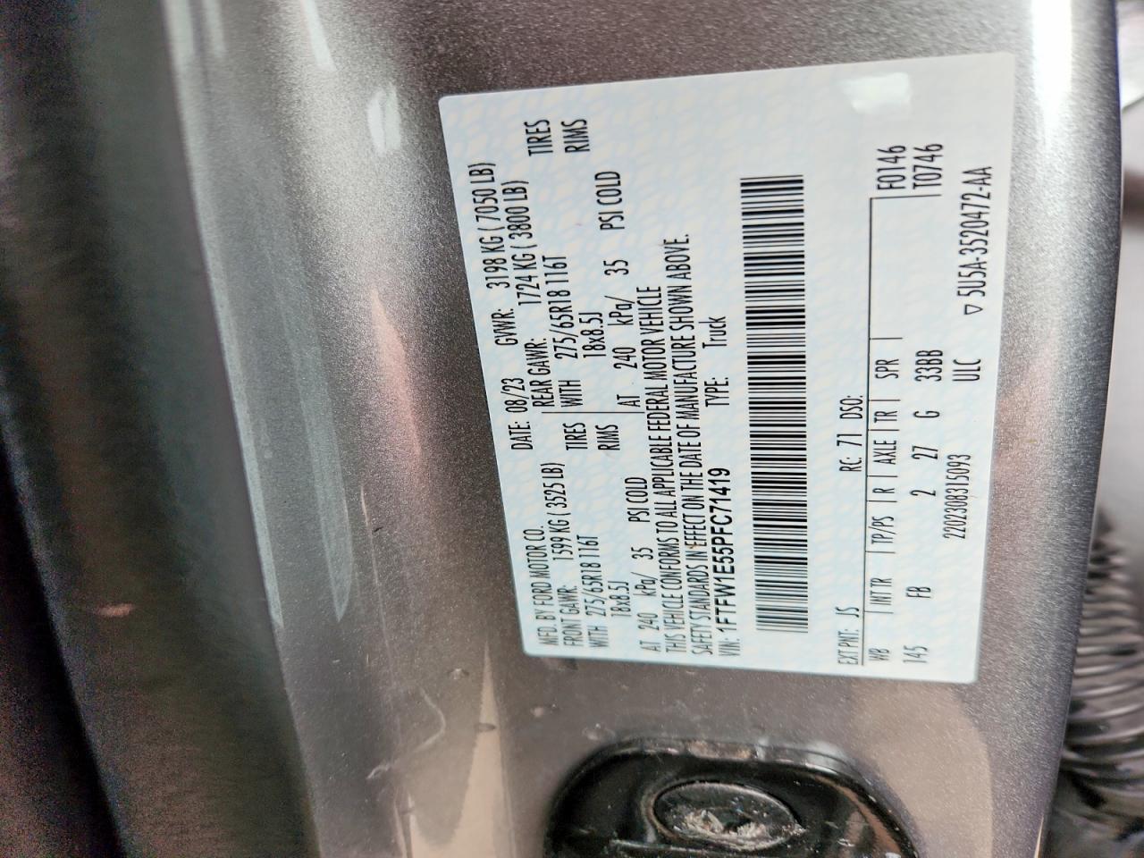 2023 Ford F150 Supercrew