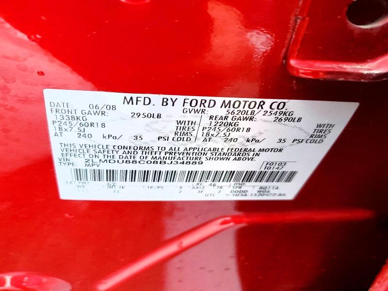 2008 Lincoln Townhouse MKX