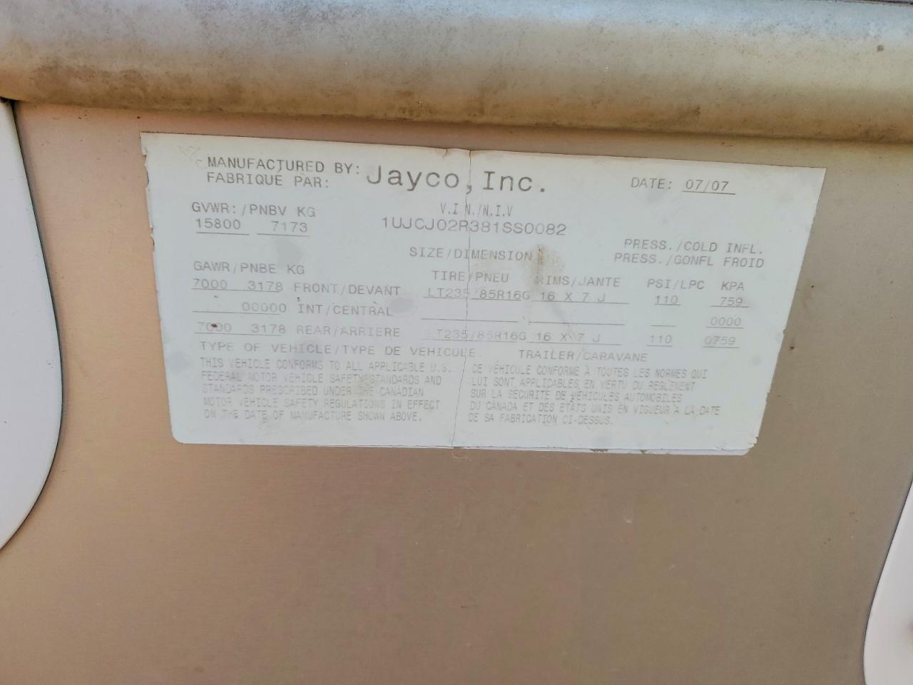 2008 Jayco O Designer Camper