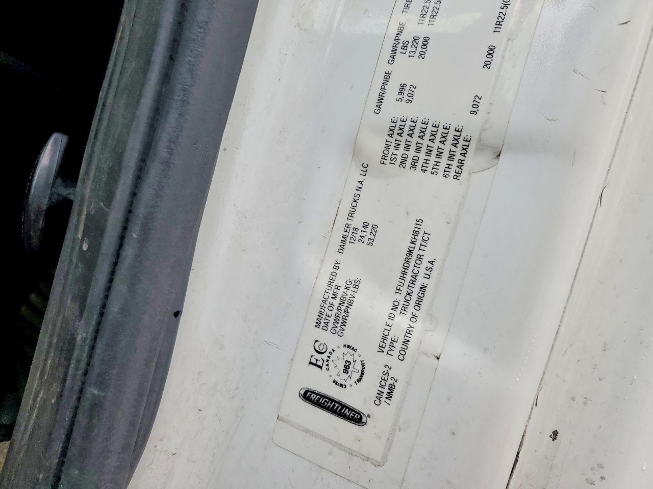 2019 Freigliner 2019 Freightliner ALL Models-Semi Truck