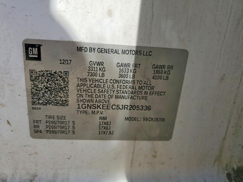 2018 Chevrolet Tahoe K1500