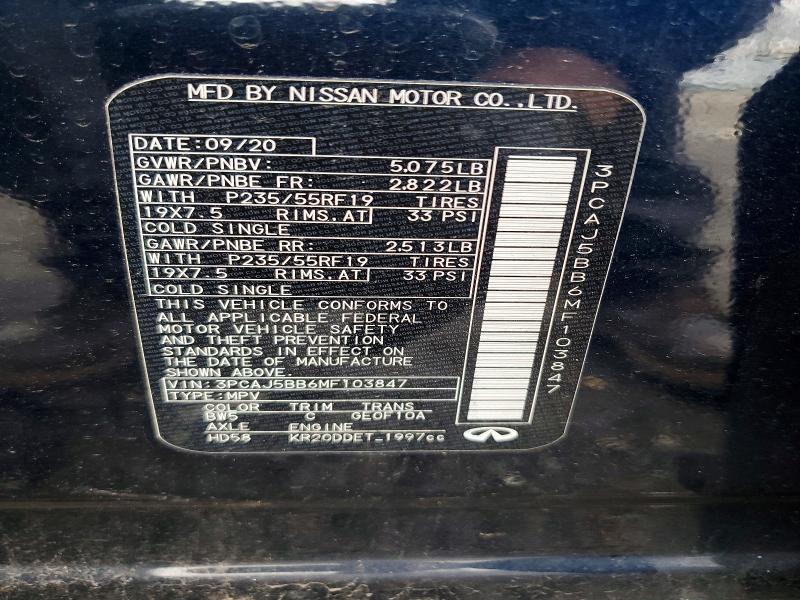 2021 Infiniti Qx50 Luxe