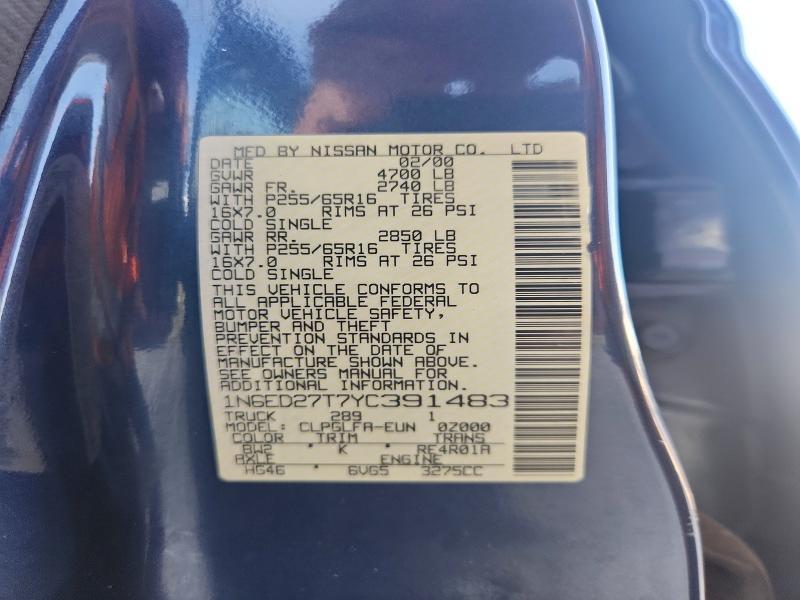 2000 Nissan Frontier XE