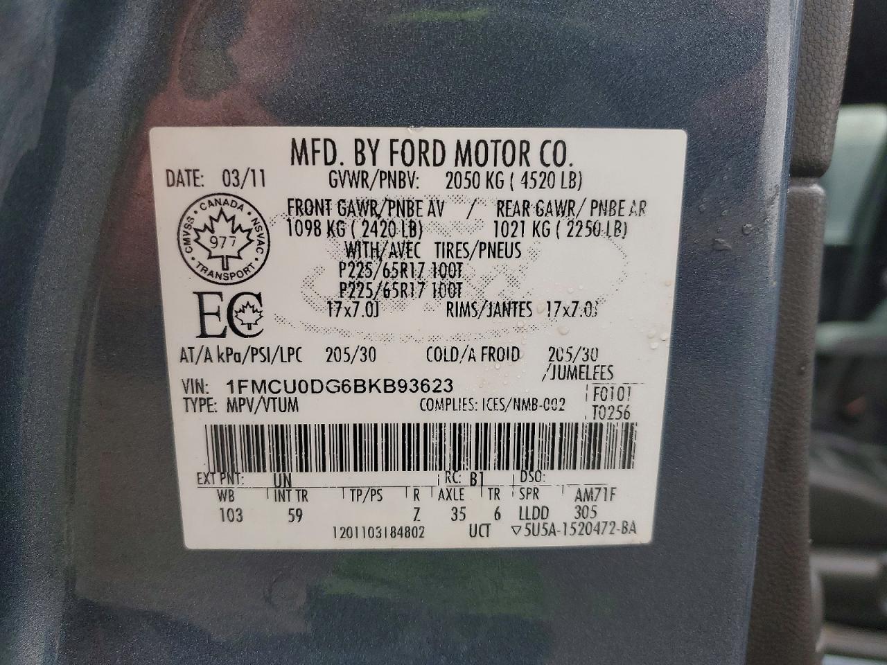2011 Ford Escape xlt