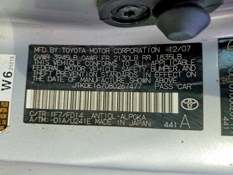 2008 Scion Tc Base