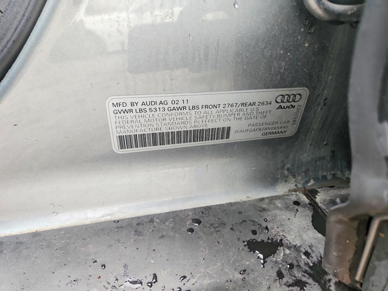 2011 Audi A6 Premium Plus