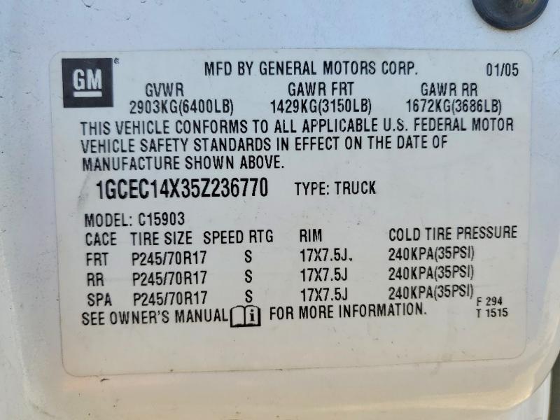2005 Chevrolet Silverado C1500