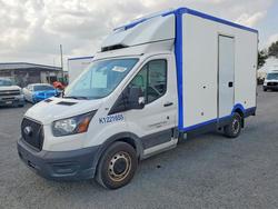 Salvage trucks for sale at Orlando, FL auction: 2023 Ford Transit Delivery Truck