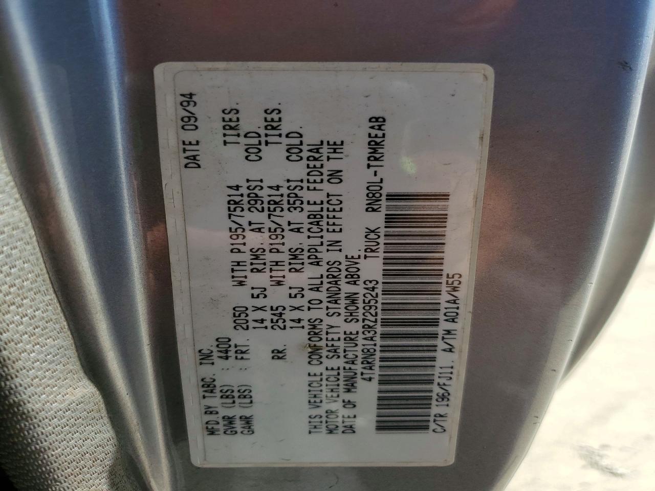 1994 Toyota Pickup Base