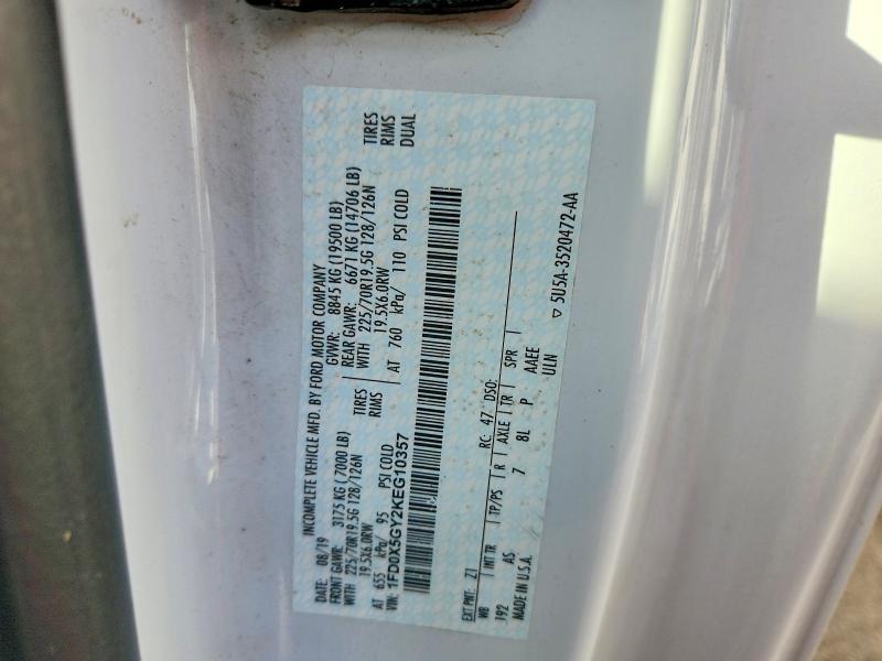 2019 Ford F550 Super Duty Bucket Truck