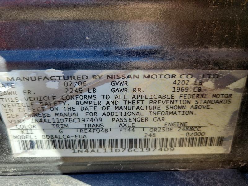 2006 Nissan Altima 2.5