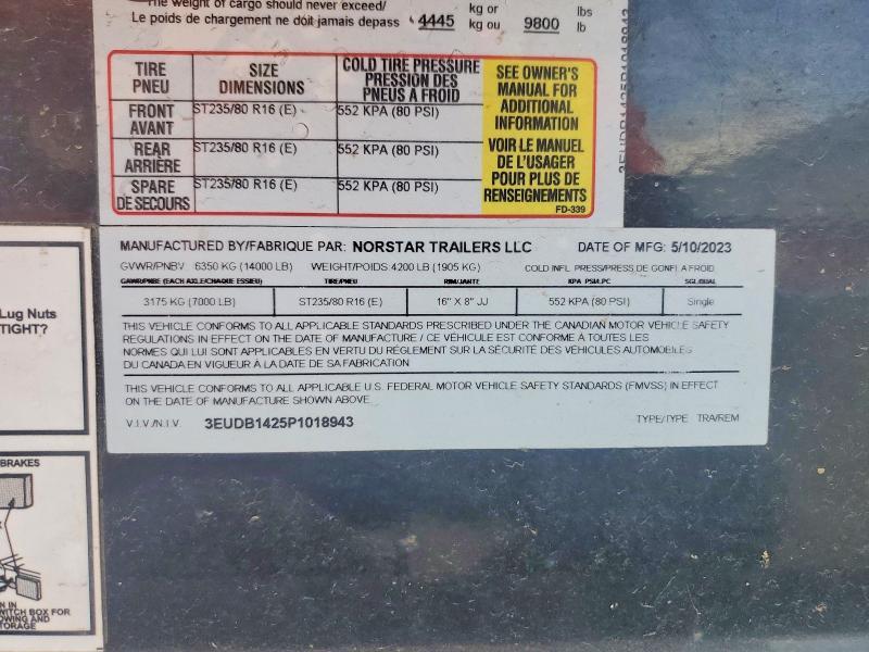 2023 Norstar Dump Trailer