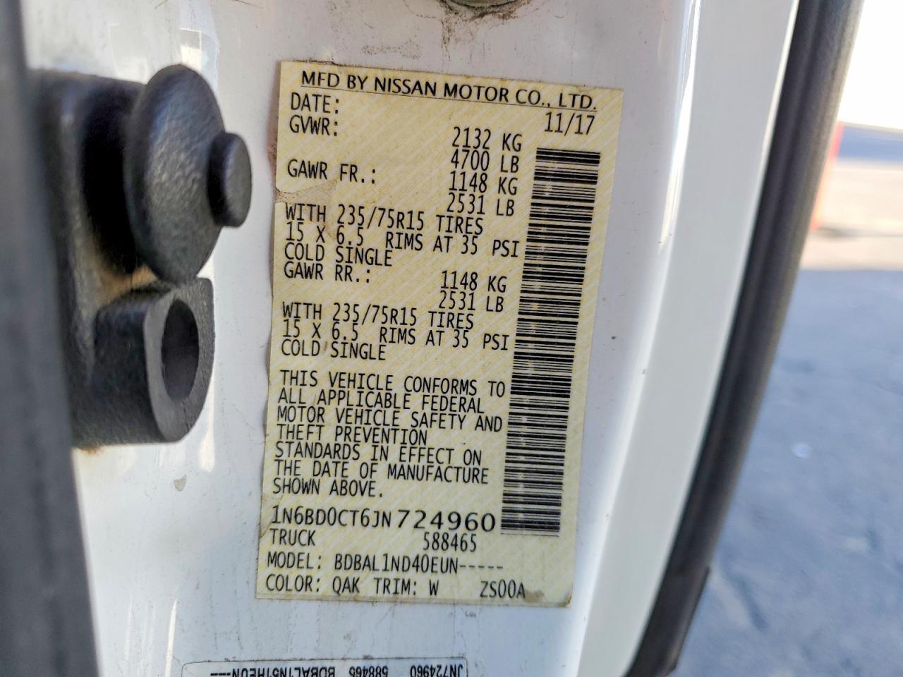 2018 Nissan Frontier S