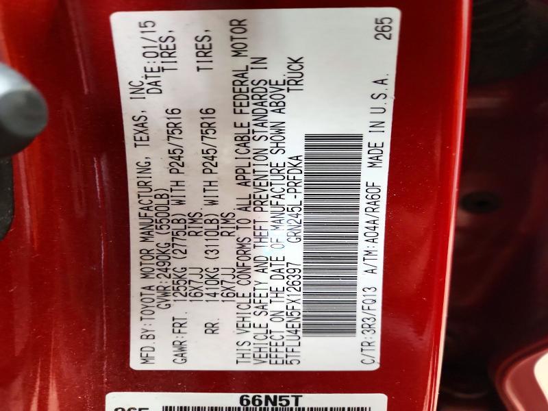 2015 Toyota Tacoma SR5