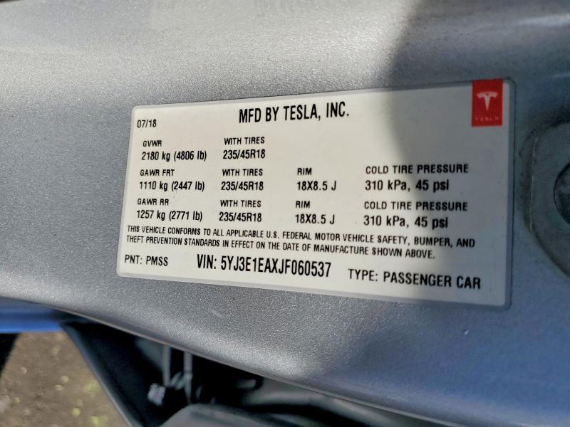 2018 Tesla Model 3