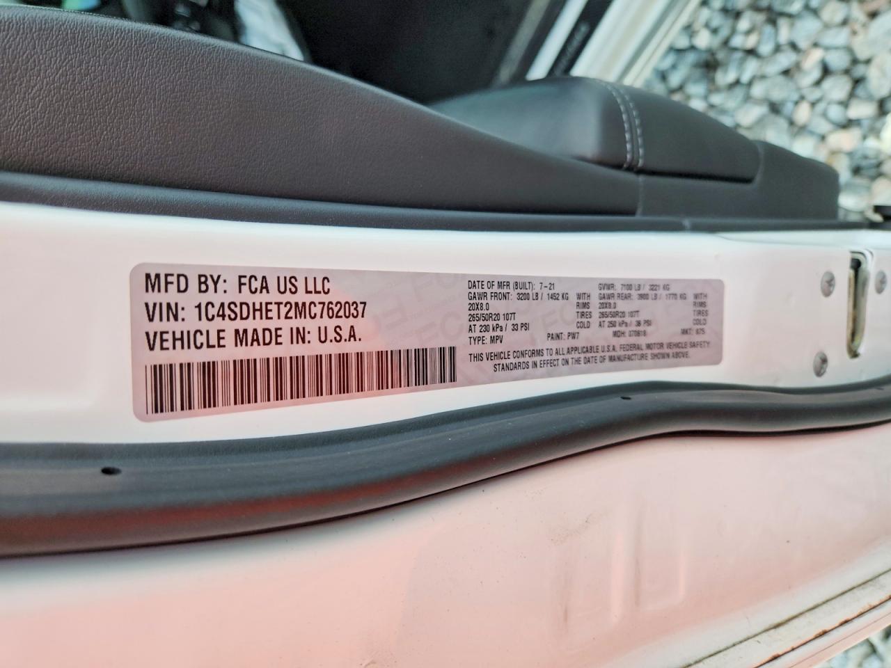 2021 Dodge Durango Citadel