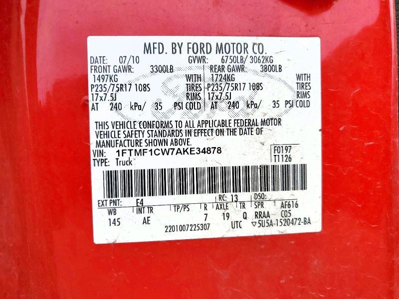 2010 Ford F150