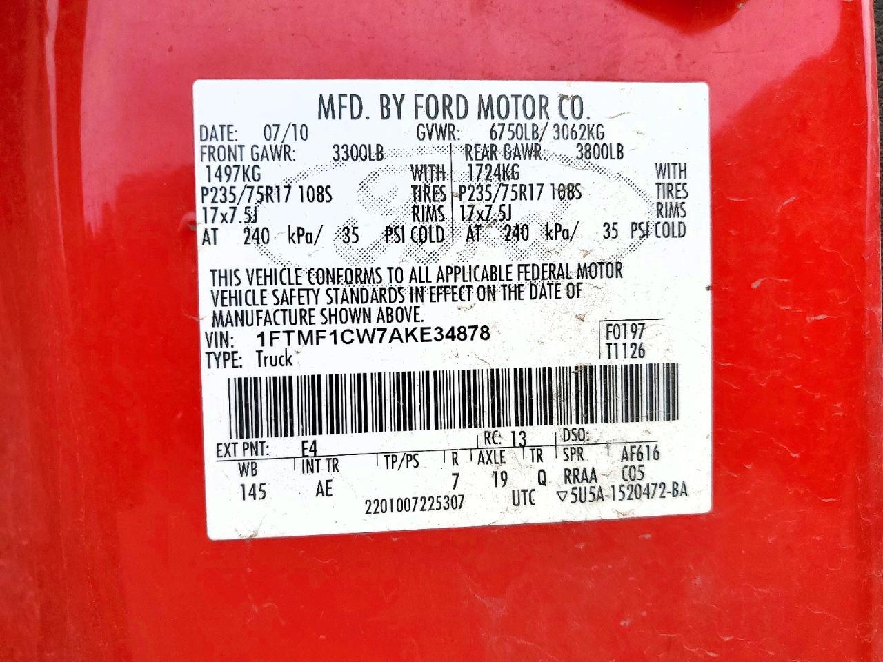 2010 Ford F150