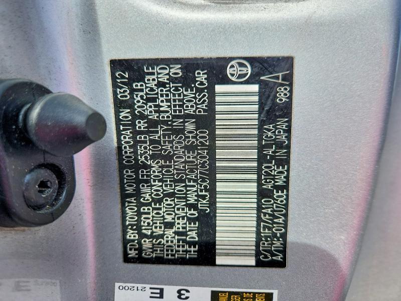 2012 Scion Tc Base