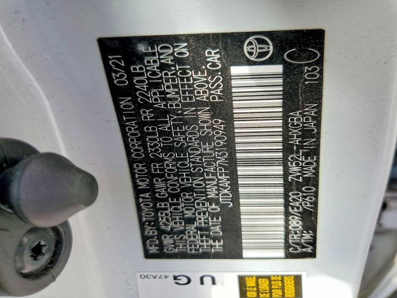 2021 Toyota Prius Prime Limited