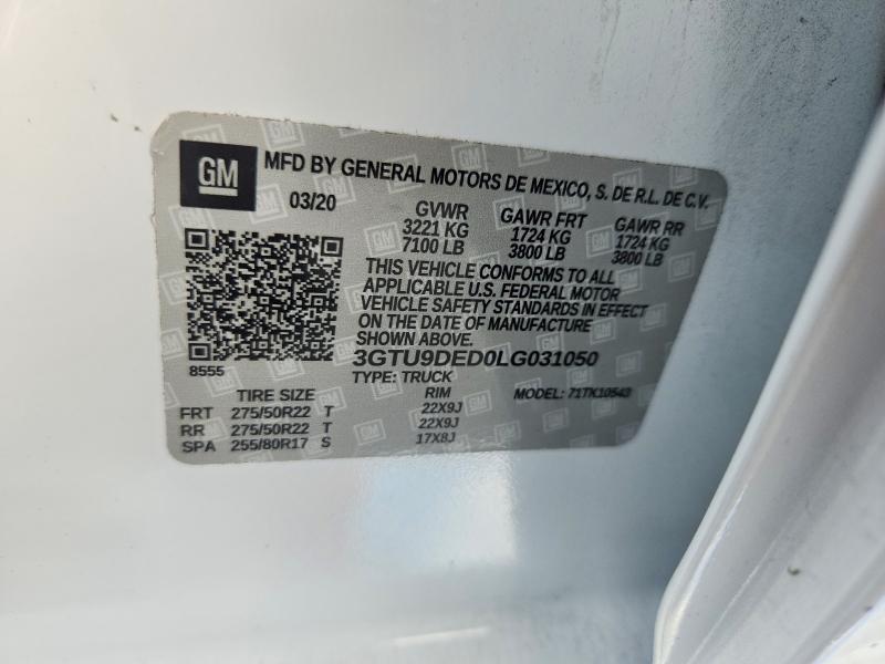 2020 GMC Sierra K1500 SLT
