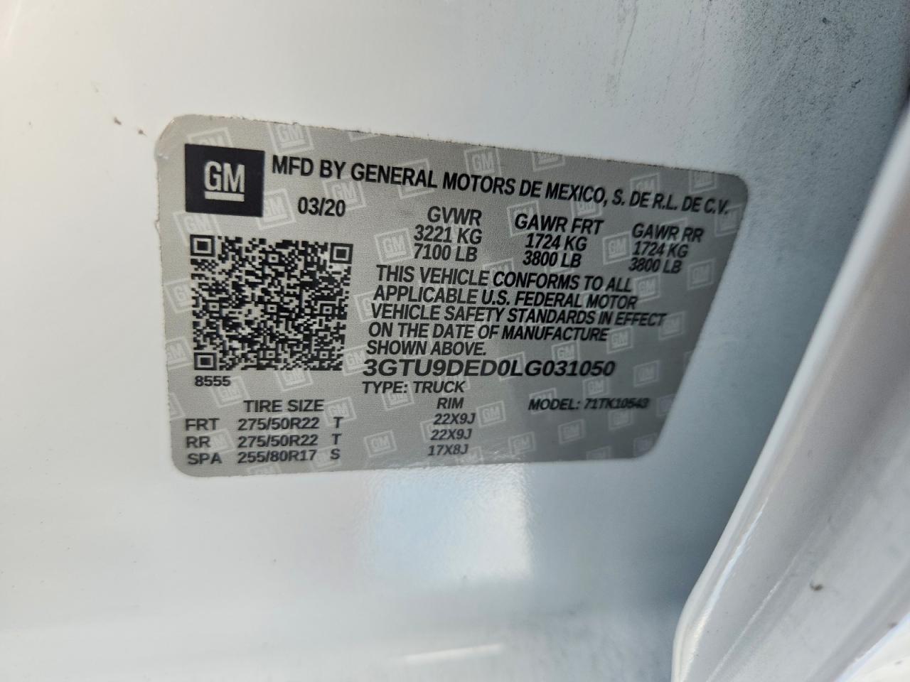 2020 GMC Sierra K1500 SLT