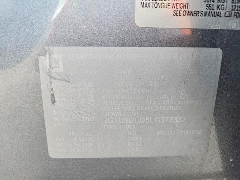 2020 GMC Sierra K1500 SLT