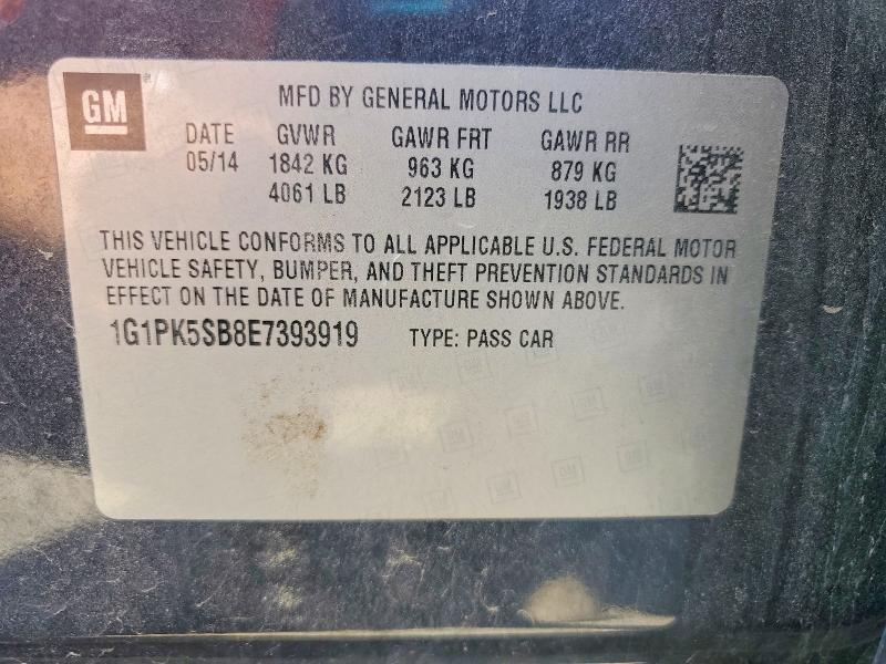 2014 Chevrolet Cruze lt