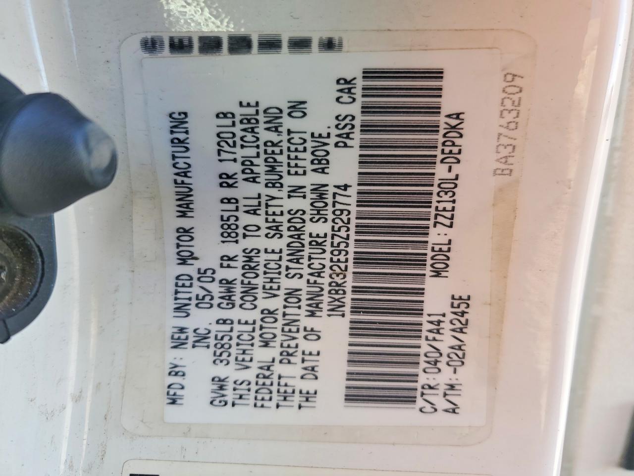 2005 Toyota Corolla ce