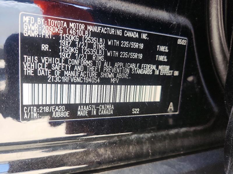 2022 Toyota Rav4 xle Premium