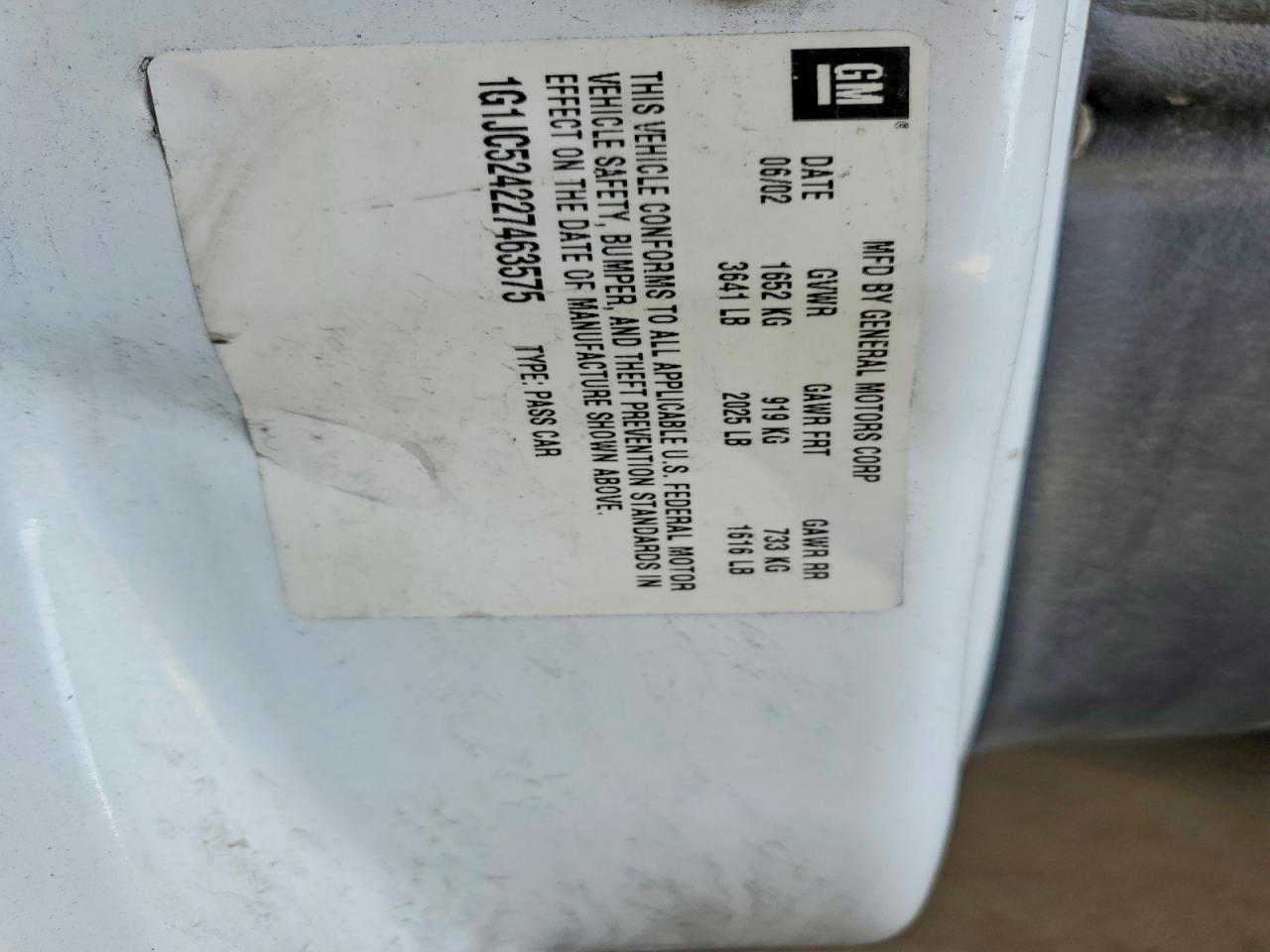 2002 Chevrolet Cavalier Base