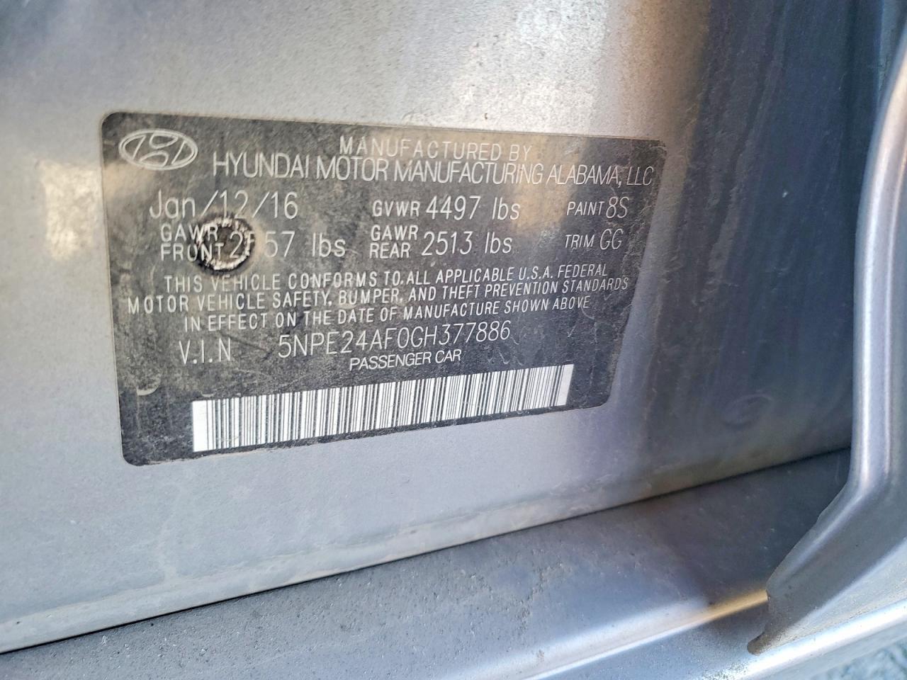 2016 Hyundai Sonata se