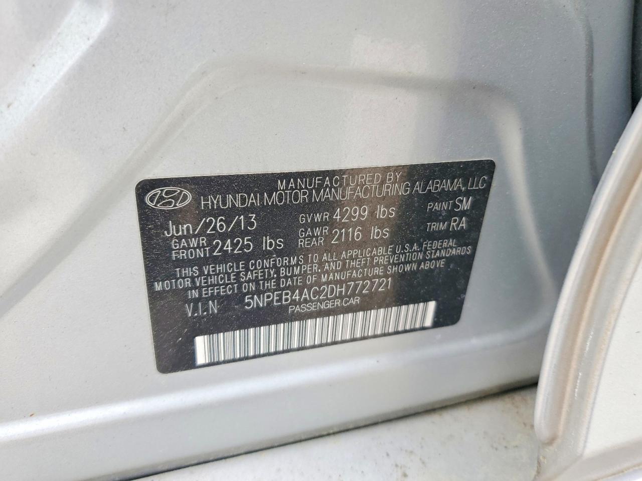 2013 Hyundai Sonata gls