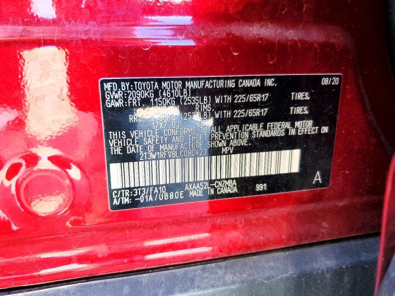 2020 Toyota Rav4 xle