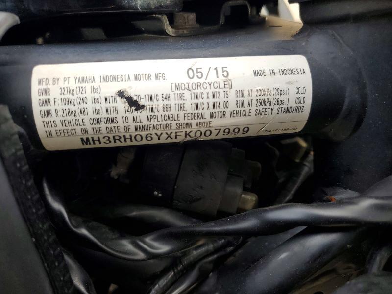 2015 Yama YZFR3