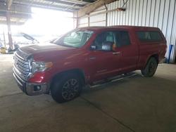Salvage trucks for sale at American Canyon, CA auction: 2016 Toyota Tundra Limited