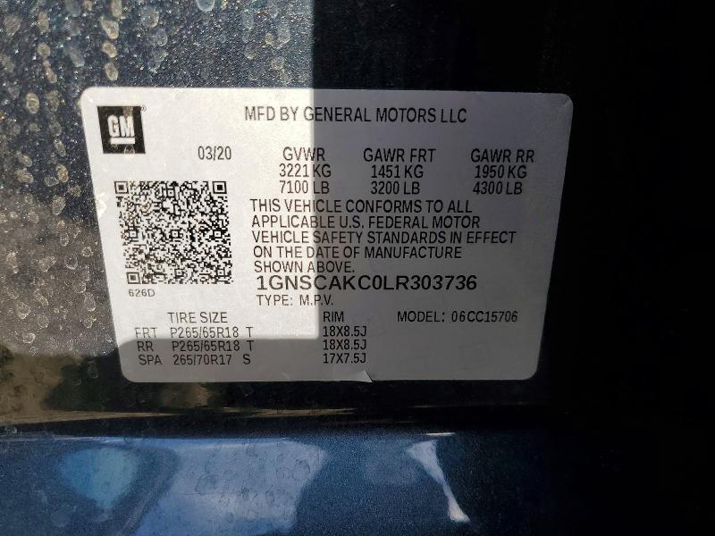 2020 Chevrolet Tahoe C1500 ls