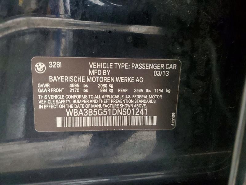 2013 BMW 328 xi Sulev