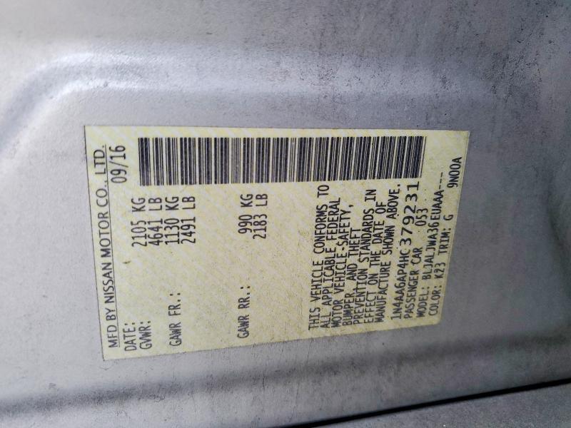 2017 Nissan Maxima 3.5 sv