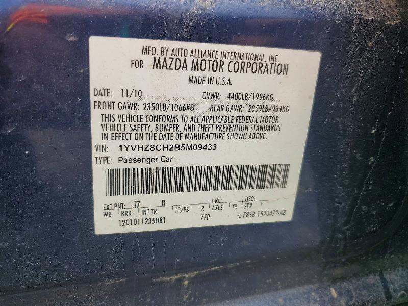 2011 Mazda 6 I