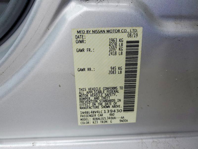 2020 Nissan Altima 2.5 s