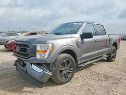 Salvage trucks for sale at Houston, TX auction: 2022 Ford F150 Supercrew