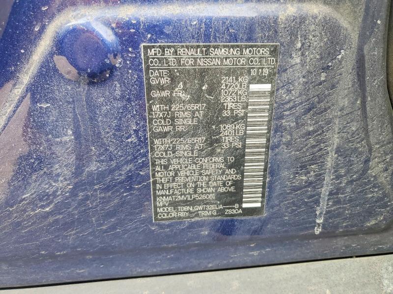 2020 Nissan Rogue sv