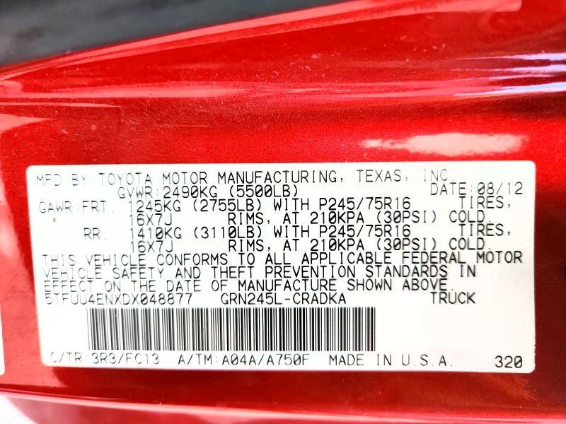 2013 Toyota Tacoma V6