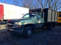 Chevrolet salvage cars for sale: 2002 Chevrolet Silverado Chipper Truck