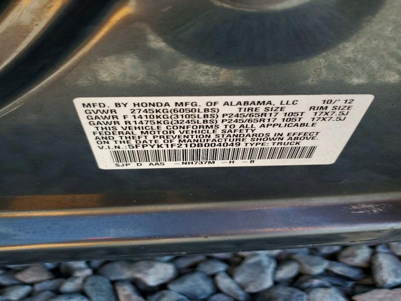 2013 Honda Ridgeline RT