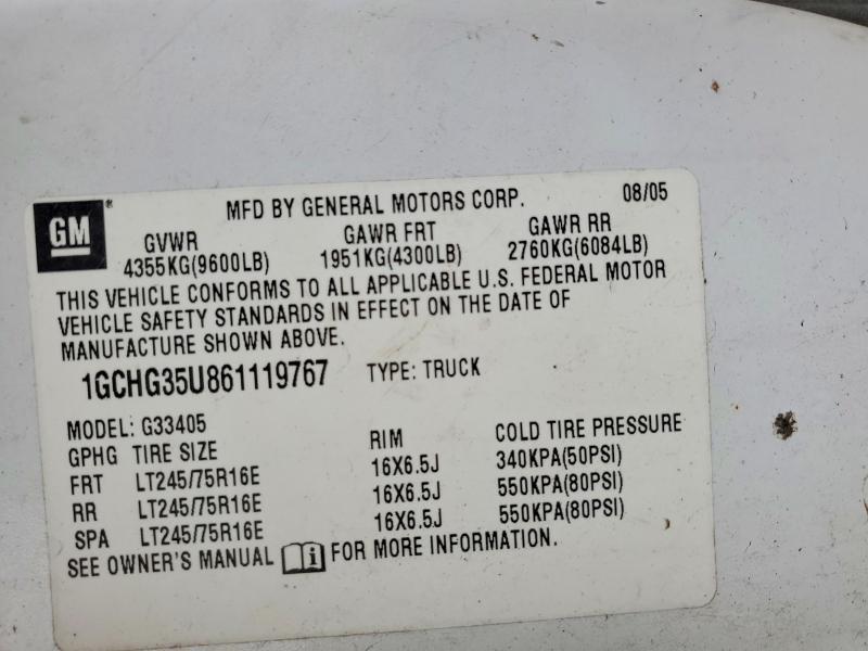 2006 Chev Rolet Express 3500 Delivery van